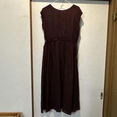 ノースリーブロングワンピース