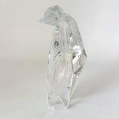 【バカラ】動物 ペンギン 置物 インテリア★美品★幸運　ケース付き バカラ】動物 ペンギン 置物 インテリア☆美品☆幸運 ケース付き