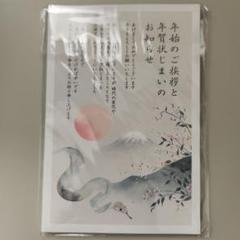 年賀状じまい 蛇 巳年 私製葉書 ハガキ 未使用 10枚