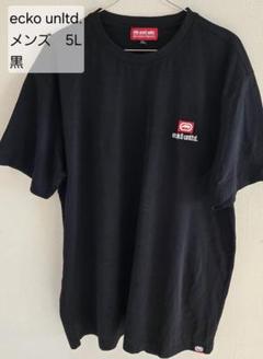 ecko unltd. メンズ Tシャツ 5L 黒　大きい　ブラック
