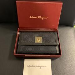 Salvatore Ferragamo 三つ折り財布 黒