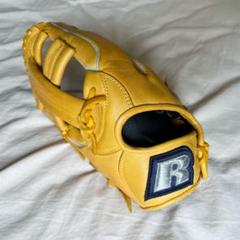 Russel ラッセル　黄色 レザー 野球グローブ　軟式　即戦力 Russel ラッセル 黄色 レザー 野球グローブ 軟式 即戦力 - メルカリ