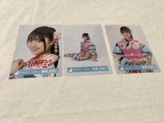 日向坂46蔵盛妃那乃 浴衣 生写真 セミコンプ