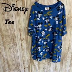 【C89】Disneyディズニーミッキーマウス総柄デザインTee