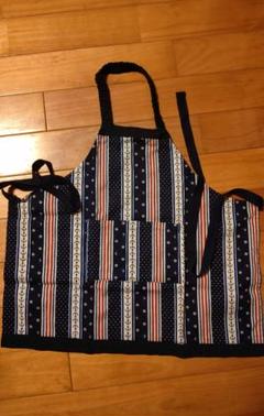 日本製キッズエプロン&三角巾 園児用