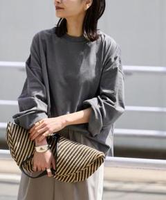 「JOURNAL STANDARD」 長袖カットソー FREE チャコールグレー レディース JOURNAL STANDARD 「JOURNAL STANDARD」 長袖カットソー FREE