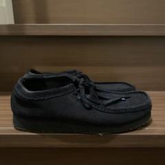 クラークス　ワラビー　ブラック　スエードのサムネイル