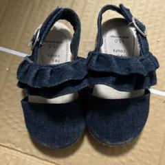 après les cours サンダル デニム調15cm