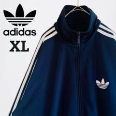 【極美品00s】アディダス トラックジャケット ファイヤーバード XL 濃紺×白
