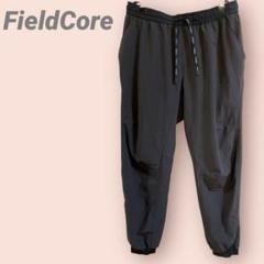 FieldCore ワークパンツ　撥水加工　ウエストゴム　黒　メンズ/M