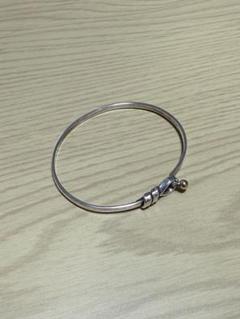 ✨極美品✨ティファニー　バングル　ブレスレット　ラブノット　フック＆アイ　コンビ Tiffany&Co. ティファニー フック&アイ ラブノット バングル 18K