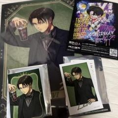 進撃の巨人 リヴァイ クリアポスター ブロマイド ポストカード EC限定『進撃の巨人』エスクリコラボ クリアポスター リヴァイ
