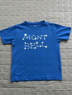 MONT-BELL Tシャツ 120サイズ 青