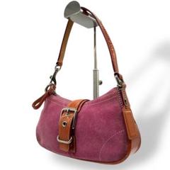 Coach Soho Mini Handbag Signature Pink