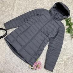 極美品　berghaus ダウンコート　グレー　ロゴ刺繍　2way 40 L