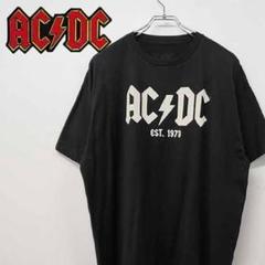 AC/DC ロック ビッグロゴ バンド Tシャツ L【古着】