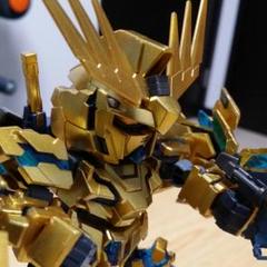 ガンプラ ユニコーンガンダム3号機 フェネクス SD 塗装 完成品