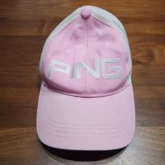 PING ピンクキャップ メッシュ