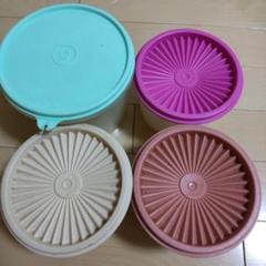 Rose63様ご予約分タッパーウエア株式会社。 SHOP偶然と必然の間 タッパーウェア キャニスター 薄ピンク 日本製