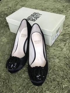 【美品】NATURAL BEAUTY ブラックヒール