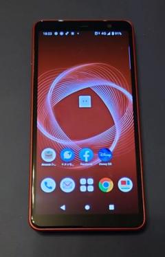 arrows Be4 Plus F-41B 64GB レッド android13