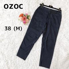 OZOC オゾック 【38】 M★カジュアルパンツ ストレート ストライプ柄のサムネイル