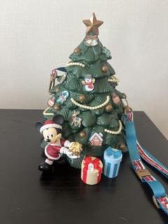 ミッキー サンタ クリスマスツリー ポップコーンバケット（未使用品） クリスマスツリー ポップコーンバケット ディズニー ミッキー 未