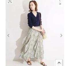 定価31,900円 IENA LA BOUCLE フラワーラッフルスカート 美品