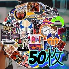 50枚　バックトゥザフューチャー　デロリアン　防水ステッカーのサムネイル