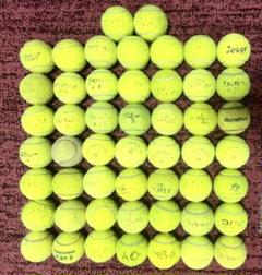 女子練1試合使用　即日発送　中古硬式テニスボール120球 女子練1試合使用 即日発送 中古硬式テニスボール120球