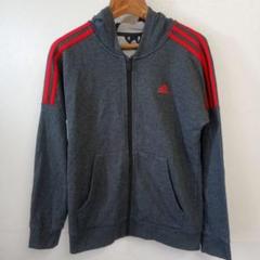 アディダス adidas ジップパーカー 160サイズ 3本ライン