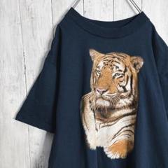 【入手困難】90s JERZEES アニマル 動物 トラ Tシャツ #1020