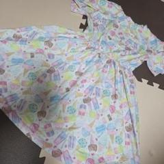 ♥️mezzo piano♥️アイスクリーム柄 半袖ワンピース 140cm