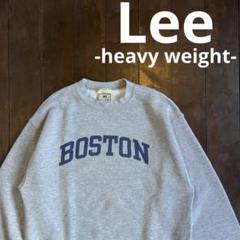 レア！！【Lee リー】アーチプリントスウェットシャツ Boston カレッジ系
