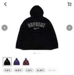 シュプリームナイキアークコーデュロイジャケット/赤/S 訳あり値下げ！ Size L - Supreme x Nike Arc Corduroy Hooded Jacket (Red Camo