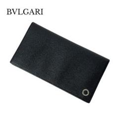 BVLGARI ブルガリ 二つ折り長財布 ロングウォレット 30398 ブラック