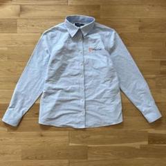 LANDS'END ワークシャツ 長袖シャツ 企業ロゴ 刺繍ロゴ