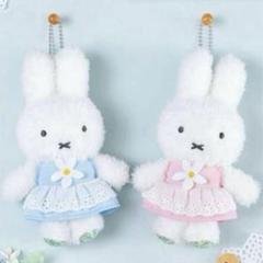 フラワーミッフィー ほわほわぬいぐるみ マスコット　ジャスミン Flower Miffy 着せかえほわほわぬいぐるみ ジャスミン アート
