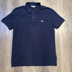 タグ付き未使用　LACOSTE ストレッチポロシャツ　ネイビー　ペルー製　38 2025年最新】ラコステ ポロシャツ ネイビーの人気アイテム