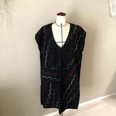 着物リメイク ハンドメイド ワンピース チュニック ベスト　一点物