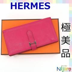 【美品】エルメス　ベアン　長財布　スフレ　 ロング　ウォレット　 1494のサムネイル