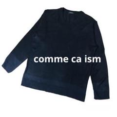 comme ca ism コムサイズム　クルーネック　プルオーバー　セーター　Lのサムネイル