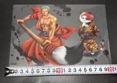 ONE PIECE ゾロ　クリア　カード　ブロマイド　ワンピース