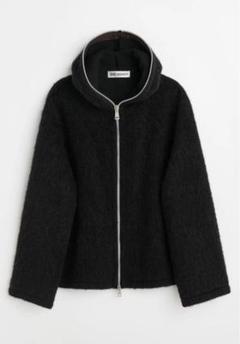 24aw OUR LEGACY Full Zip Hood Black 50