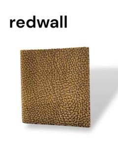 redwall 2つ折り財布　スウェード調　ブラウン　I688