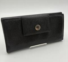 美品　ブルガリ　BVLGARI 長財布　レザー　黒