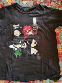 USA 古着 Black Butler チビキャラ Tシャツ 黒 Ｍ