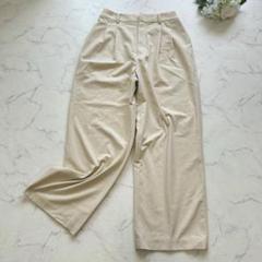 UNIQLO ユニクロ オフホワイト イージーパンツ (F) ストレート