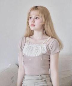 2025年最新】AndMary mew frill tops ベージュの人気アイテム