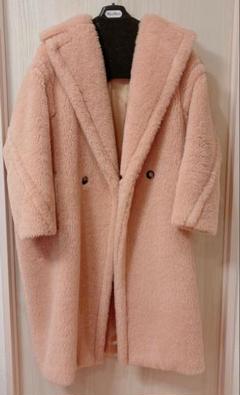 マックスマーラ　テディベア　ピンク未使用 新作 Max Mara Teddy TEDGIRL テディベア アイコン コート